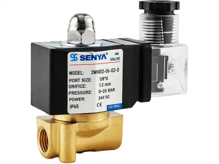 Serie 2WH  Válvula solenoide de latón de 2/2 vías