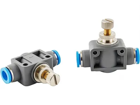 Racor a presión en T e Y