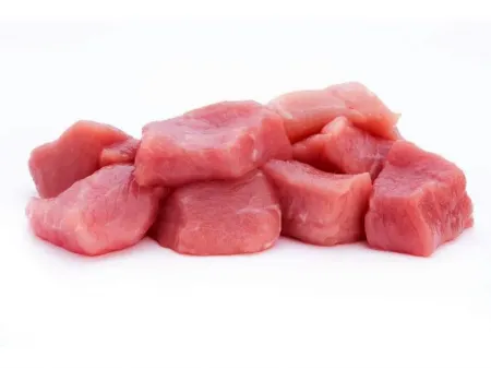 Cortadora de carne congelada en cubos