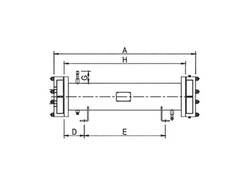 Condensador de carcasa y tubos