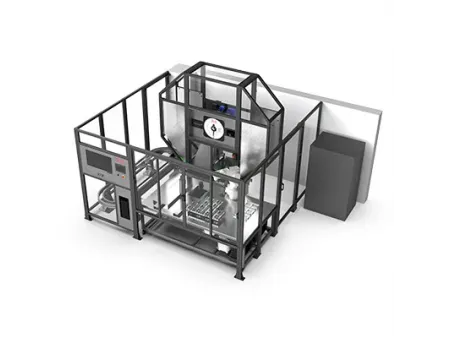 Sistema automatizado robótico de pruebas de impacto Charpy