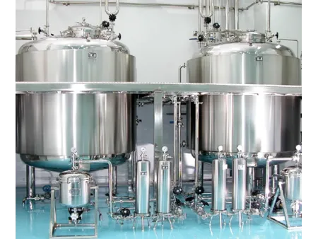 Tanques y recipientes sanitarios de acero inoxidable