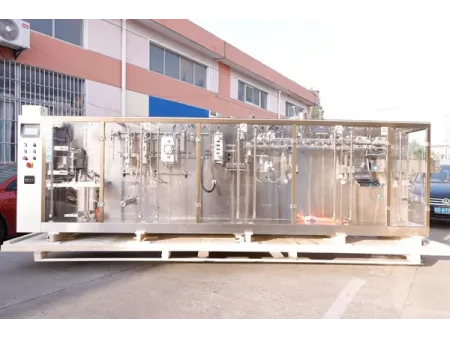 Envasadora horizontal para bolsas zipper, llenado con 1 boquilla