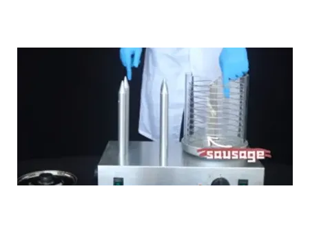 Calentador eléctrico para hot dogs con calentamiento uniforme