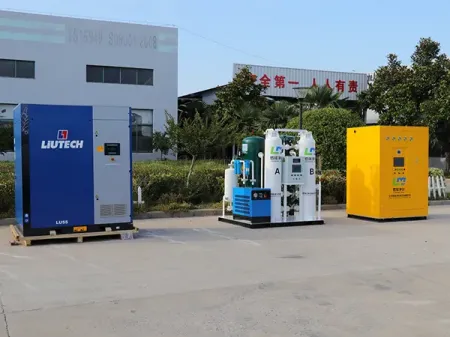 Sistema de generación de oxígeno con una pureza del 99.5%