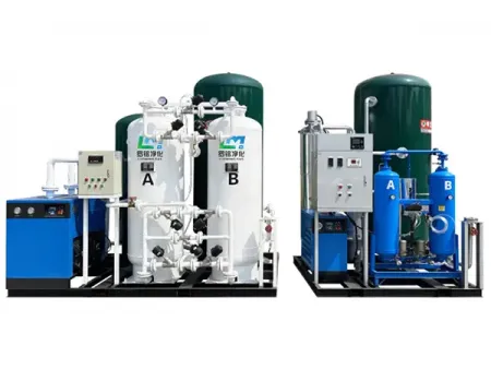 Sistema de generación de nitrógeno con una pureza del 99.999%