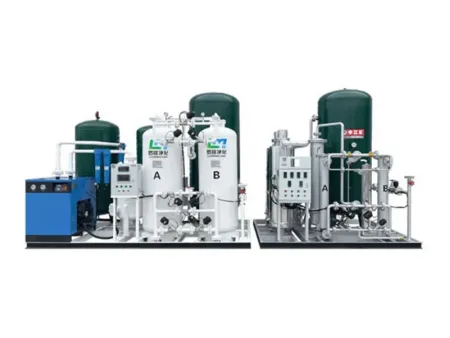 Sistema de generación de nitrógeno con una pureza del 99.999%