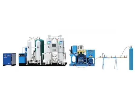 Sistema personalizado de generación de oxígeno médico