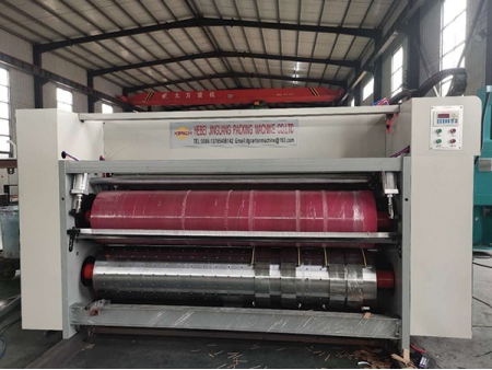 Máquina impresora y troqueladora semiautomática