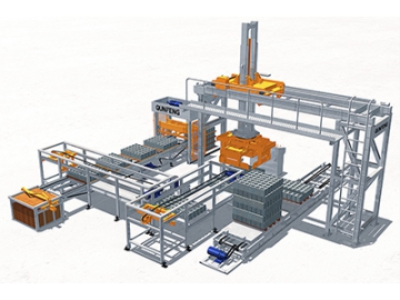 Máquina para fabricar bloques de concreto