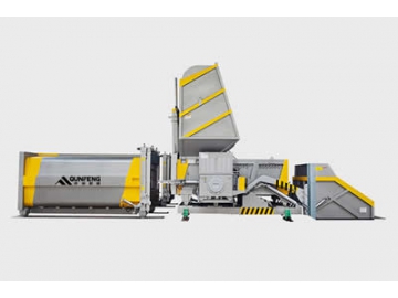 Estación de transferencia y compactación de residuos con división horizontal LYSY16