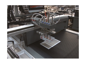 Máquina semi-automática de spray adhesivo ZH500