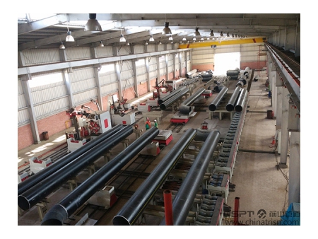 Cadena de producción para la fabricación de tuberías (tipo control numérico)