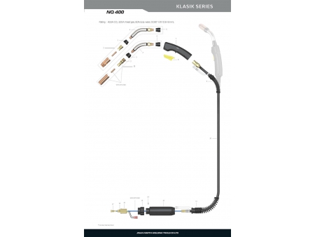 Pistola de soldadura MIG/MAG, NQ400