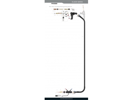 Pistola de soldadura MIG/MAG, PW5000