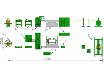 Línea de extrusión de barras colectoras de cobre TJ550