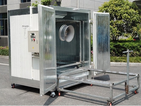 Horno eléctrico de curado para revestimiento en polvo