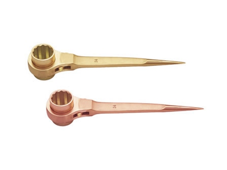 Llave de estrella con matraca antichispas 180