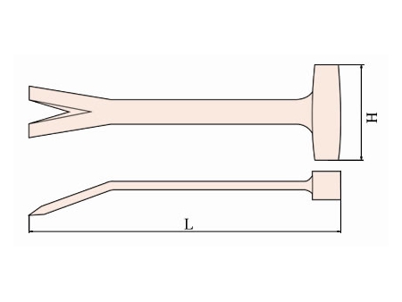 Martillo sacaclavos antichispas 241