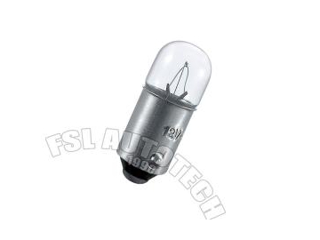 Bombilla miniatura para automóvil T8.5 T4W
