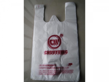 Máquina de alta velocidad para fabricar bolsas camiseta de plástico