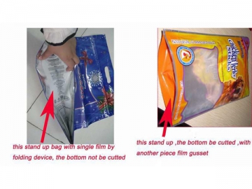 Máquina multifuncional de alto rendimiento para fabricar bolsas de una sola lámina y fondo plegado