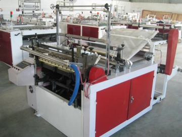 Máquina computarizada para fabricar bolsas con sellado inferior