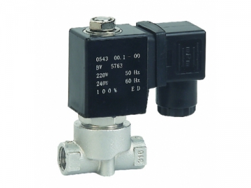Válvula de solenoide para gas y líquido 2W-050-08
