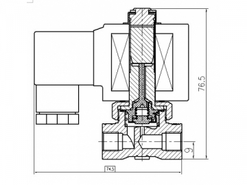 Válvula de solenoide para gas y líquido VX2, VX3