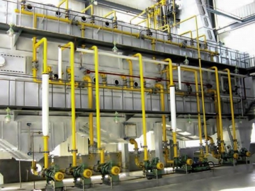 Línea para producción de harina de soja de baja temperatura