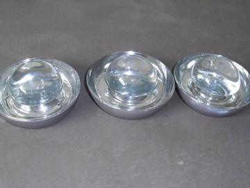 Tacha reflectiva de cristal