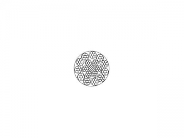Cable de acero antigiratorio