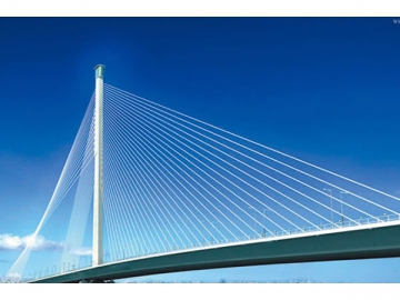 Cable para puente atirantado revestido en polietileno