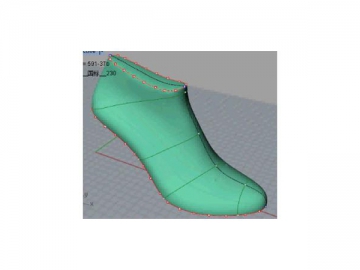 Software de diseño para hormas de zapatos