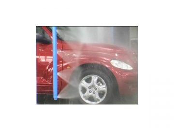 Sistemas automáticos para el lavado de automóviles, Puente de lavado sin cepillos