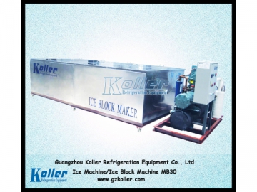 Máquina fabricadora de hielo en bloques MB30